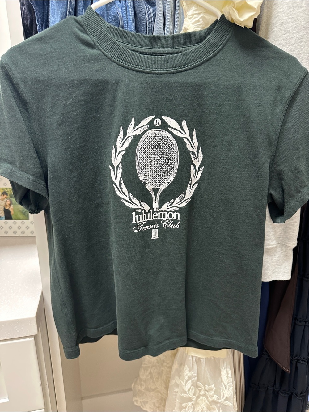 lululemon athletica Forest Green Tennis Club Short Sleeve Tee